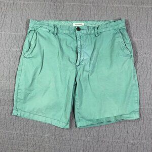 4/$15 Goodthreads Short Men 36 x 9 Green Chino Faded Beach Chore Workwear